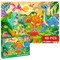 QUOKKA Puzzles for Kids Ages 4-6 – 60 Piece Jigsaw Puzzles for Toddlers Ages 3-5 with Dinosaurs